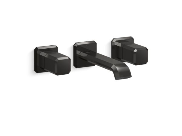Kallista - Bezel Wall Mount Widespread Sink Faucet