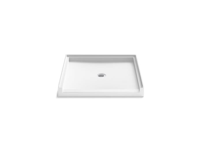 Kohler - Stoneridge 38X38 Inch Shower Base, Center Drain-Roll In Ada - Honed White