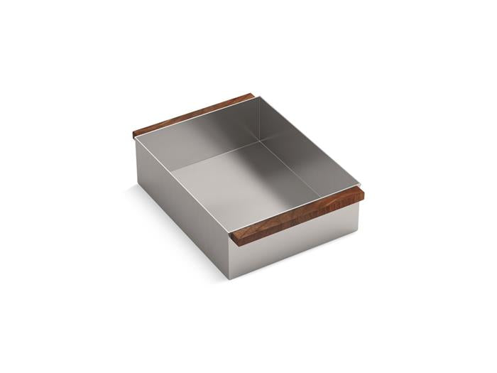 Kohler - Synthos Walnut Soaking Bin