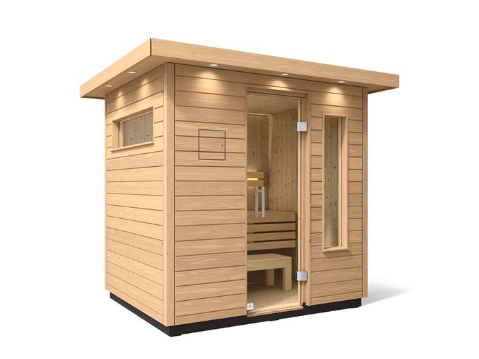 Kohler - C2 Outdoor Sauna, Small - Douglas Fir Exterior/Spruce Interior