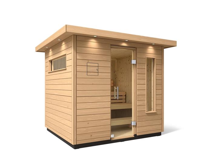Kohler - C2 Outdoor Sauna, Medium - Douglas Fir Exterior/Spruce Interior