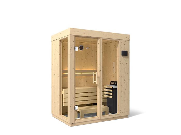 Kohler - C1 Indoor Sauna, Small, No Floor - Scandanavian Spruce