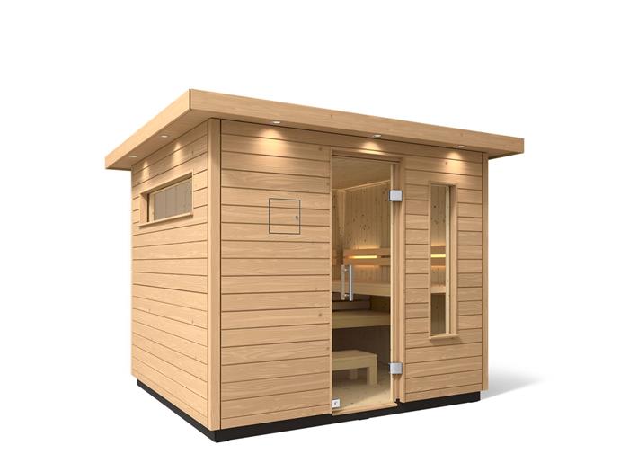 Kohler - C2 Outdoor Sauna, Large - Douglas Fir Exterior/Spruce Interior