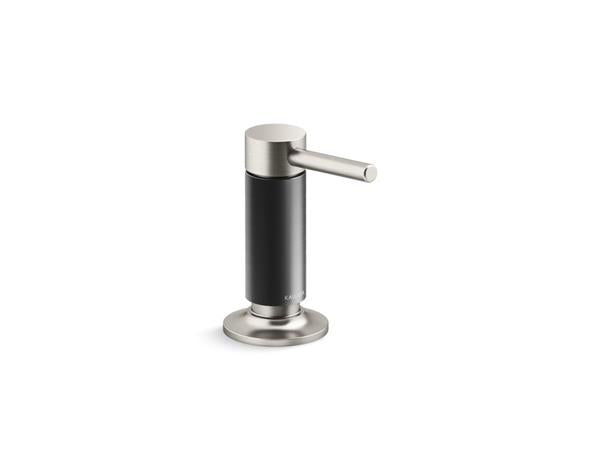 Kallista - Juxtapose Soap/Lotion Dispenser with Stainless Accents