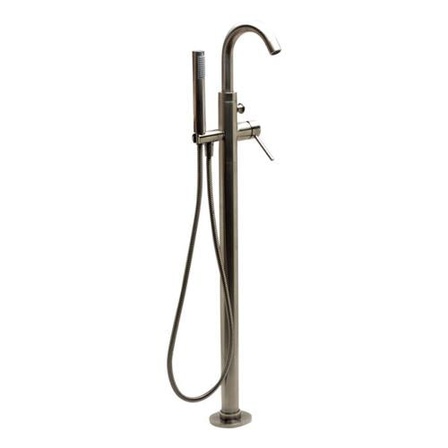 Alfi - Single Lever Floor Mounted Tub Filler Mixer w Hand Held Shower Head