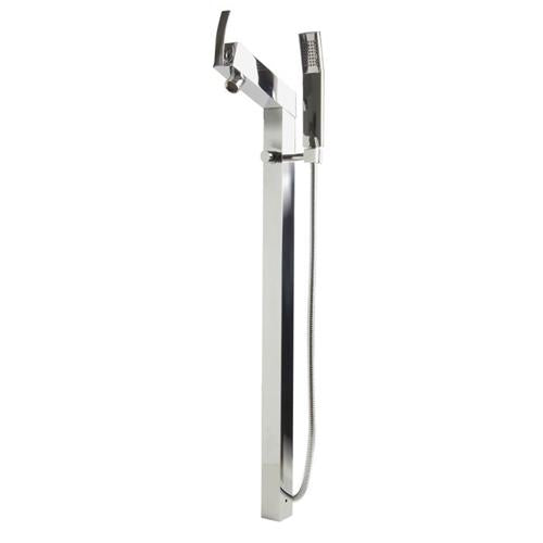 Alfi - Floor Mounted Tub Filler + Mixer /w additional Hand Held Shower Head