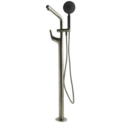 Alfi - Floor Mounted Tub Filler + Mixer /w additional Hand Held Shower Head