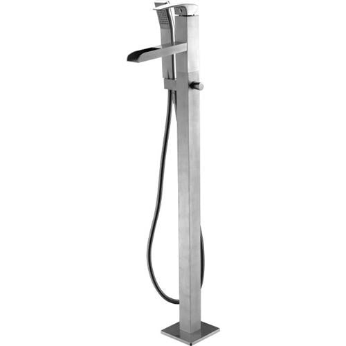 Alfi - Single Hole Floor Mounted Waterfall Tub Filler