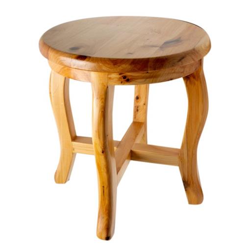 Alfi - 11 Inch Cedar Wood Round Stool Multi-Purpose Accessory