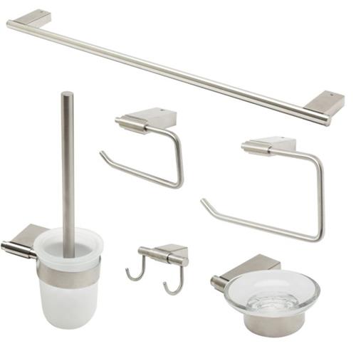 Alfi - 6 Piece Matching Bathroom Accessory Set