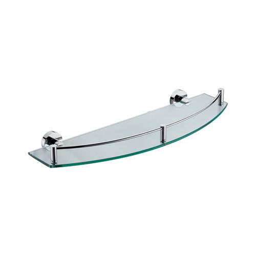 Alfi - Polished Chrome Wall Mounted Glass Shower Shelf Bathroom Accessory