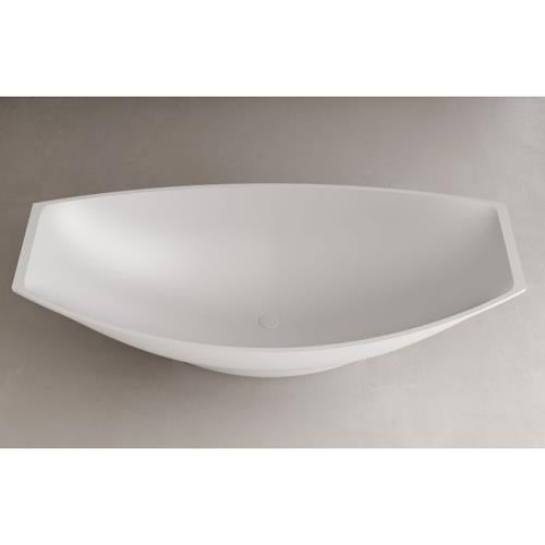 Alfi - White Matte 71 Inch Solid Surface Resin Free Standing Hammock Style Bathtub