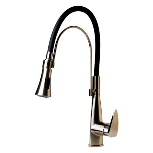 Alfi - Kitchen Faucet with Black Rubber Stem