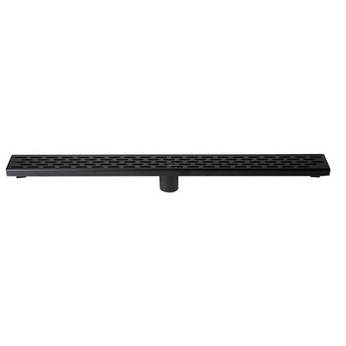 Alfi - 32 Inch Modern Stainless Steel Linear Shower Drain with Groove Holes