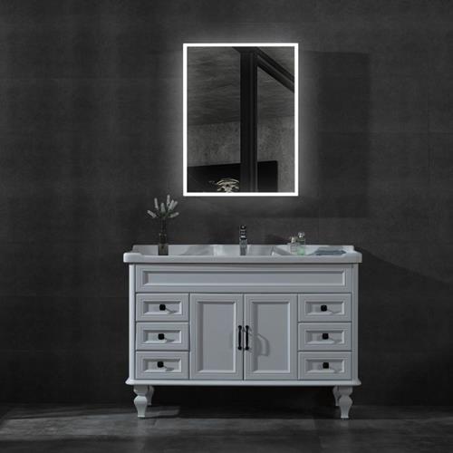 Alfi - 24 Inch x 32 Inch Single Door LED Light Medicine Cabinet