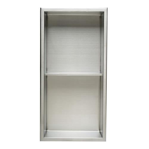 Alfi - 12 x 24 Vertical Double Shelf Bath Shower Niche