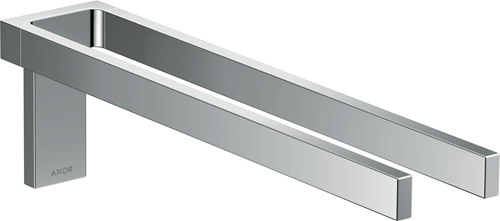 Hansgrohe - Axor Universal Rectangular Towel Holder Twin-Handle
