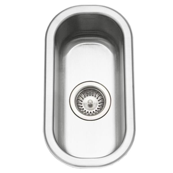 Hamat - Aspect 10 Inch Undermount Stainless Steel Compact Bar/Prep Sink