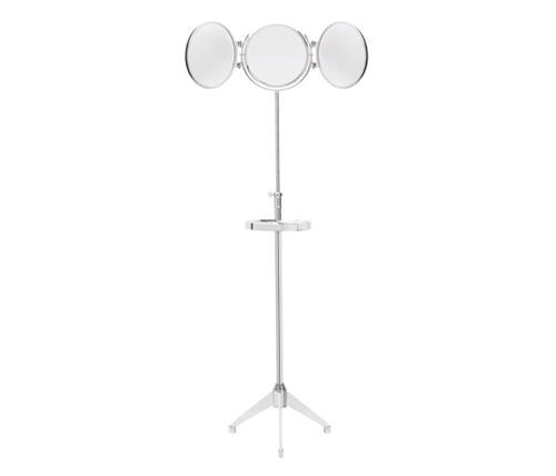 Miroir Brot - Barbiere triptych mirror on foot, 6 sides 3X magnification