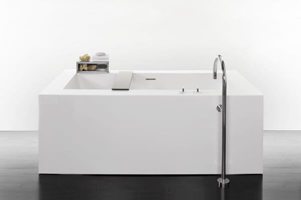 Wetstyle - Cube 66 X 36 X 24 Right and Back Wall Flanges Bathtub