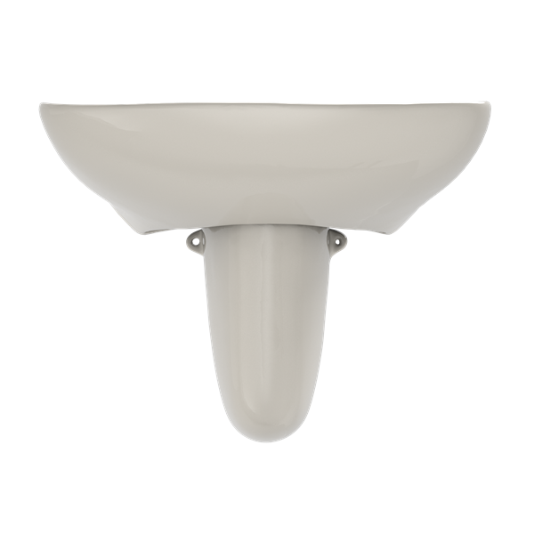 Toto - Prominence Oval Wall-Mount Bathroom Sink With Cefiontect And Shroud For 4 Inch Center Faucets