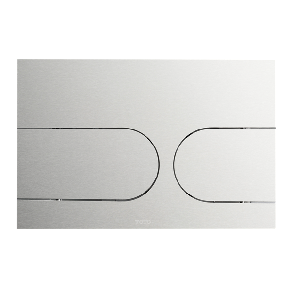 Toto - Dual Flush Round Push Button Plate For Select Duofit In-Wall Tank Unit, Stainless Steel