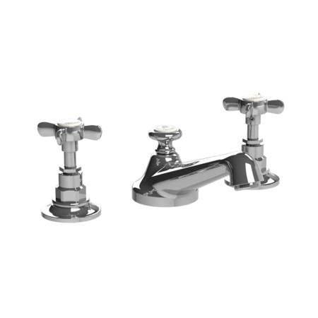 Lefroy Brooks - Classic 3-Hole Basin Mixer With Pop-Up Waste