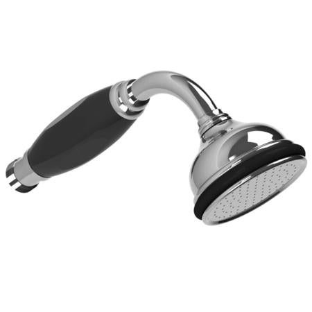 Lefroy Brooks - Classic Black 2 1/2 Inch Apron Rose Hand Shower