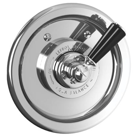 Lefroy Brooks - Classic Black Archipelago Pressure Balance Lever Trim Only