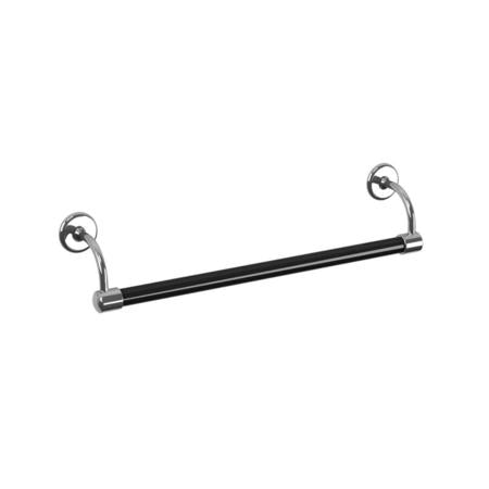 Lefroy Brooks - Classic Black 20 Inch Large Bore Towel Bar