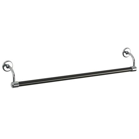 Lefroy Brooks - Classic Black 30 Inch Large Bore Towel Bar