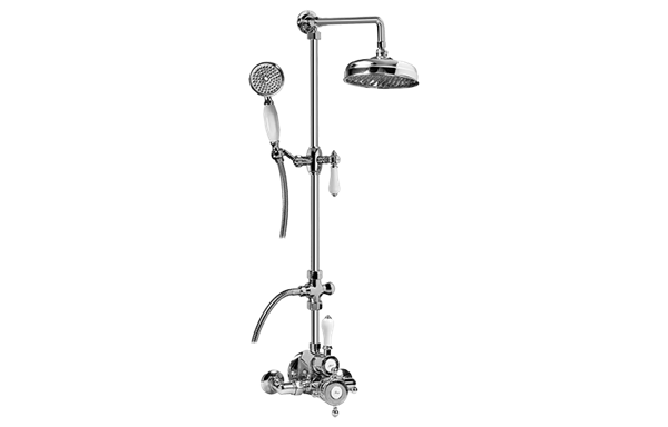 Graff - Adley Exposed Thermostatic Shower System w/Handshower (Rough and Trim)