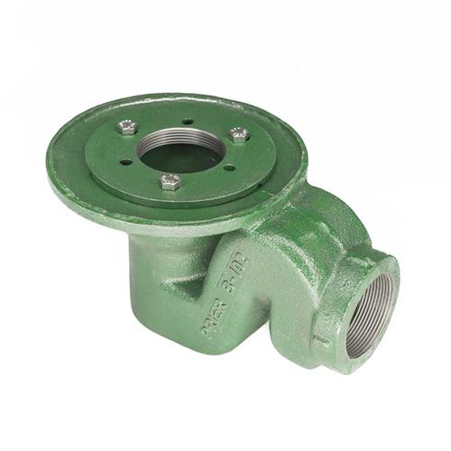 Infinity Drain - Clamp Down Drain Cast Iron, Integral Trap