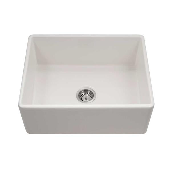 Hamat - Chelsea 26 Inch Apron-Front Fireclay Single Bowl Kitchen Sink