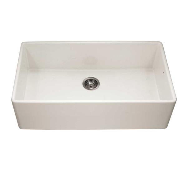 Hamat - Chelsea 36 Inch Apron-Front Fireclay Single Bowl Kitchen Sink