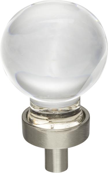 Jeffrey Alexander - 1-1/16 Inch Diameter Sphere Glass Harlow Cabinet Knob