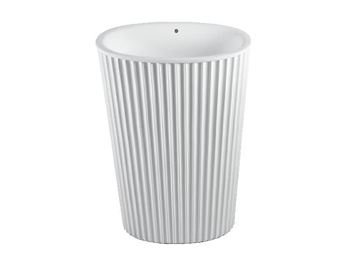 MTI - Bowie Sculpturestone Pedestal Sink (24X16)