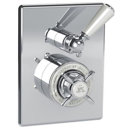 Lefroy Brooks - Classic Pressure Balance Trim With Integrated Two-Way Diverter