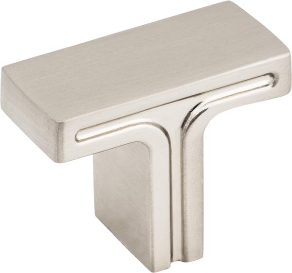 Jeffrey Alexander - 1-3/8 Inch Overall Length Rectangle Anwick Cabinet Knob