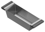 Stone Forest - Stainless Colander With Walnut Edging For Workstation Sinks