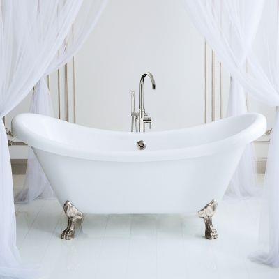 Maidstone - Dillion Acrylic 70 Inch Double Slipper Clawfoot Tub