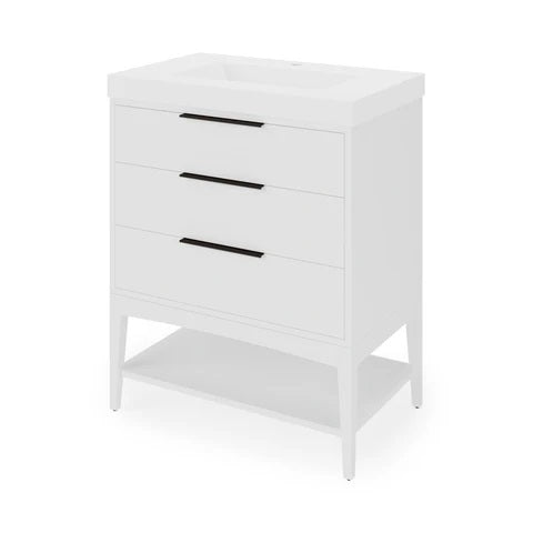 Jeffrey Alexander - Gardner 30 Inch W Single Basin Bathroom Vanity Set