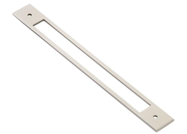 Emtek - Modern Backplate For Cabinet Pull, 8 Inch C-C
