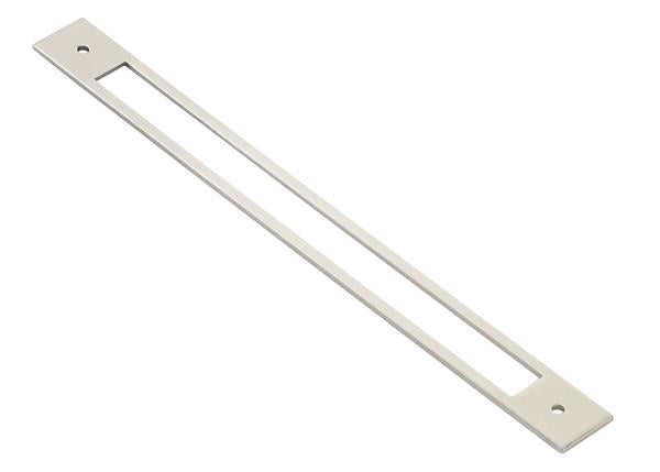 Emtek - Modern Backplate For Cabinet Pull, 10 Inch C-C
