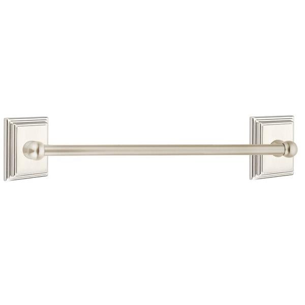 Emtek - Traditional Brass Towel Bar, 24 Inch