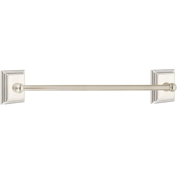 Emtek - Traditional Brass Towel Bar, 30 Inch