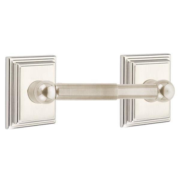 Emtek - Traditional Brass Toilet Paper Holder Spring Rod Style