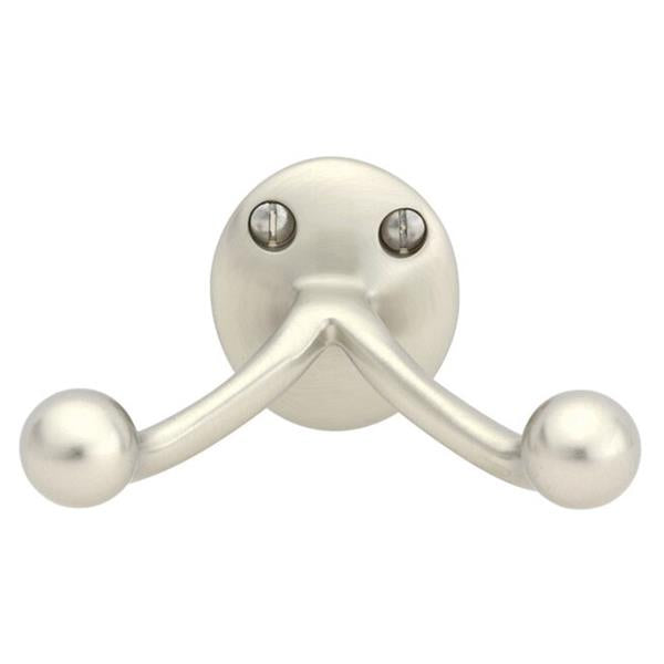 Emtek - Traditional Brass Double Hook W/ Oval Foot