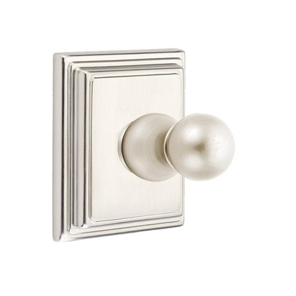 Emtek - Traditional Brass Single Hook Post