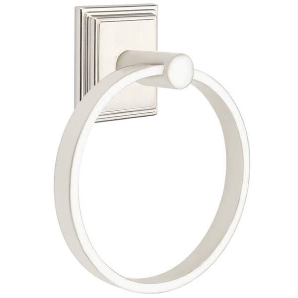 Emtek - Brass Modern Towel Ring
